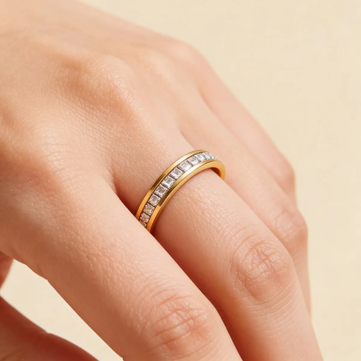 Eternity Baguette-Ring – Ansicht 2