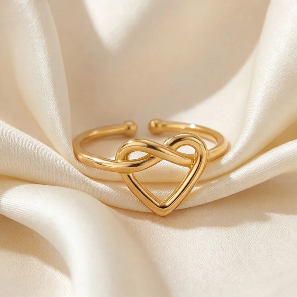 Herz-Ring, offen – Ansicht 1