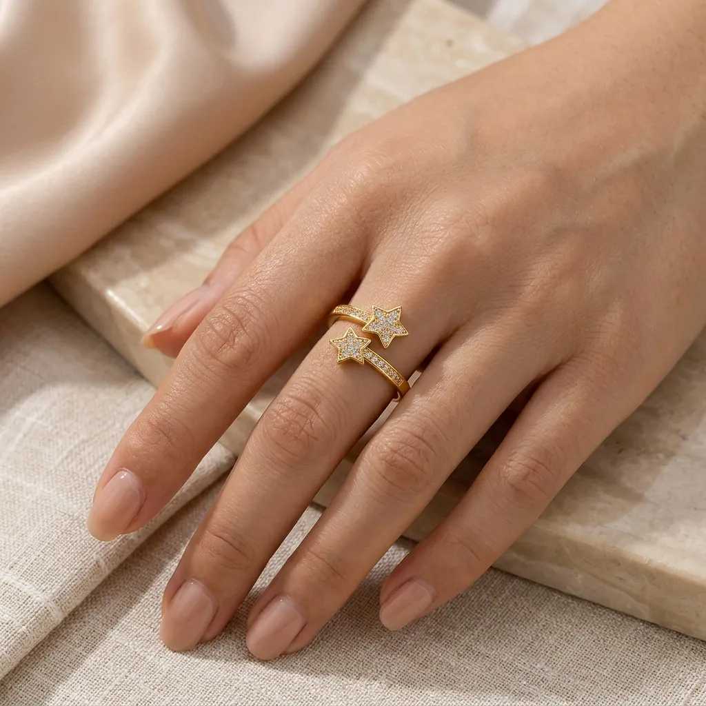 Doppelstern-Ring – Ansicht 3