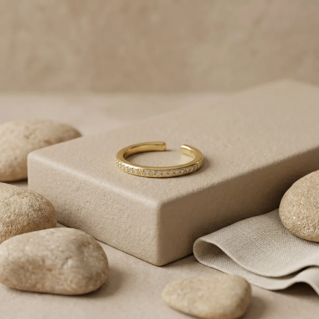 Zirkonia-Reihen Ring – Ansicht 3