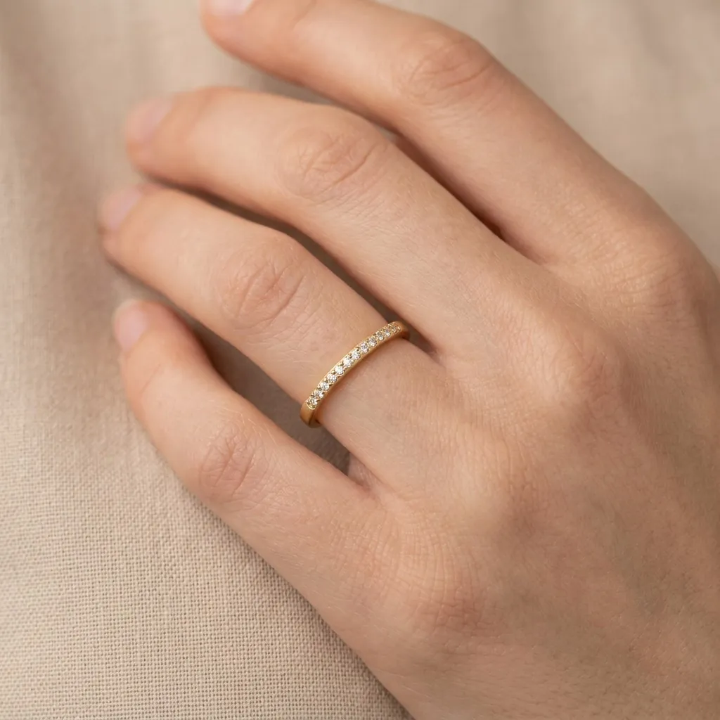 Zirkonia-Reihen Ring – Ansicht 4